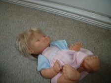 PRETTY BLOND FAMOSA SPANISH ARTIST DOLL HB SLEEP EYES 14" ORIGINAL DRESS REBORN?