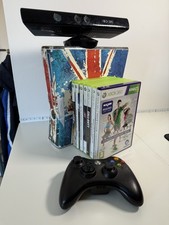 Microsoft Xbox 360 Slim Bundle 250GB Black Console, Kinect, Controller & Games