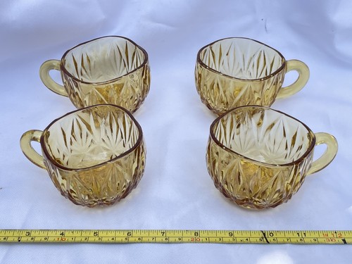 Vintage amber pressed - vintage,