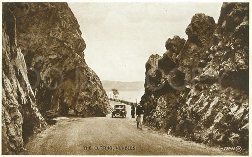 Mumbles vintage postcard - vintage,