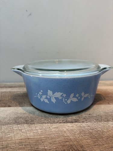 Vintage jaj pyrex azure blue - vintage,