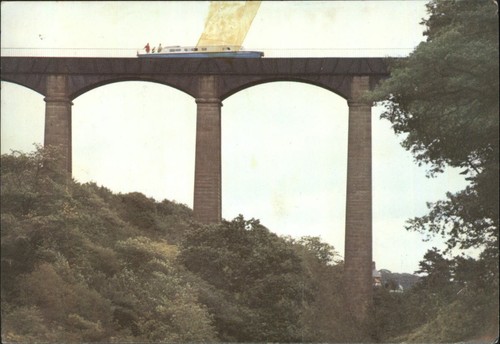 Vintage pontcysyllte aqueduct - pontcysyllte,