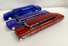 3 x  "Lowrider Magazine” Swap Outs By Orchard Toys Chevy Buick Limos 1:64 Rare
