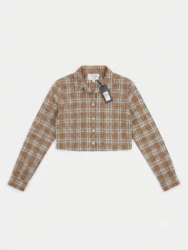 Primark plaid check cropped - primark,
