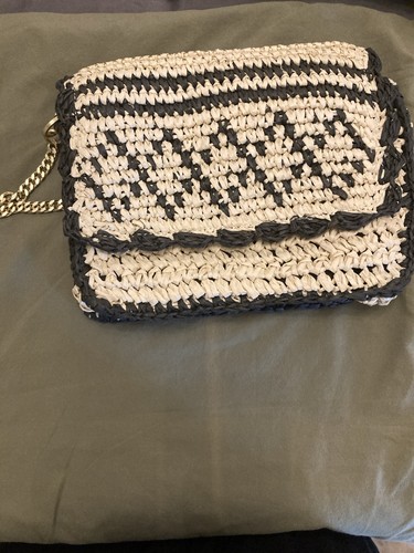 And straw handbag with - s,