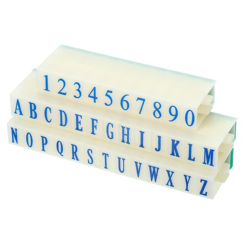 Detachable number letter - number, stamp
