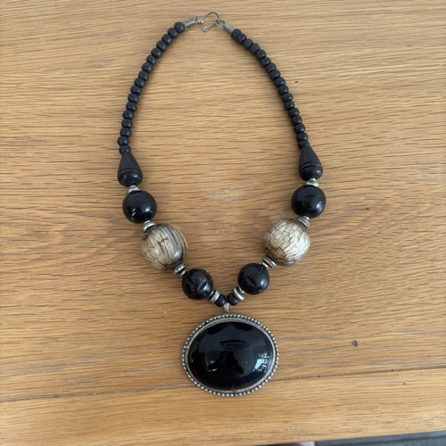 Vintage chunky beaded wooden - vintage,