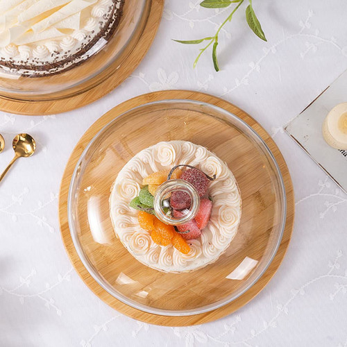 Rotating wood cake - rotating,