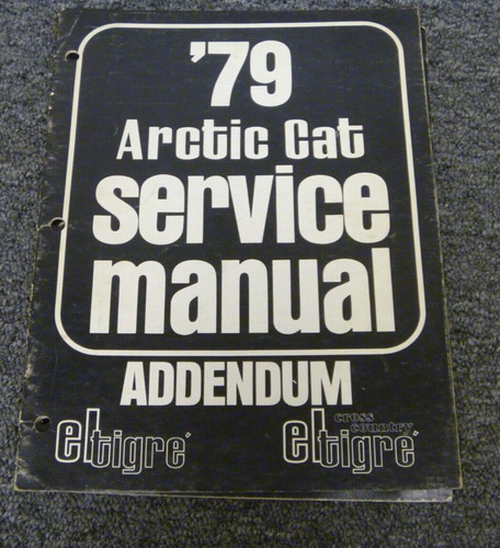1979 arctic cat tigre - arctic,