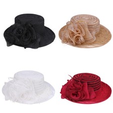 Elegant Women Lace Wide Brim