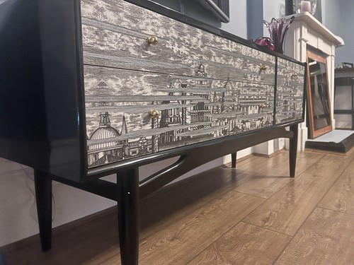 1960s plan retro sideboard - plan,