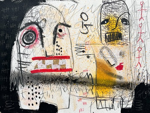 Original outsider art figure - original,