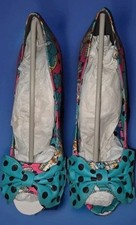 stunning  IRON FIST FIESTA SKULL PEEP PLATFORM open toe heels New no box size 6