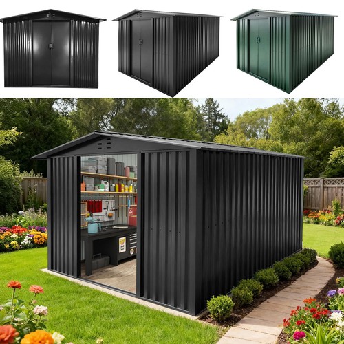 Metal garden shed 6x4ft - garden, 8x6ft