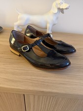 Clarks Patent Leather T Bar