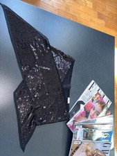 SAINT LAURENT Sequin Black