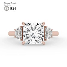 Princess Diamond Trilogy Ring
