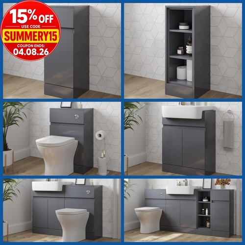 Bathroom vanity toilet storage - bathroom,