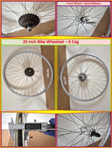 Inch bike wheelset cog - 26, cog.