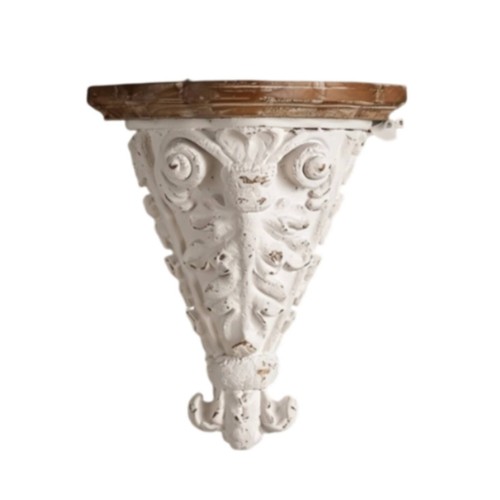 Wall shelf with bracket - shelf, french