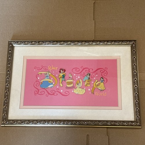 Disney princess letter framed - disney,