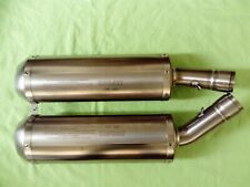 DUCATI 1098R BAYLISS 2009 AKRAPOVIC TITANIUM EXHAUST PAIR - OEM ORIGINAL- V RARE