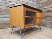 Mid Century Nathan Teak Credenza Sideboard Hairpin Legs Up Cycled Drinks Cabinet