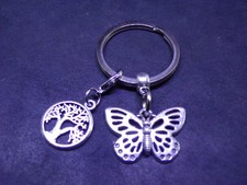 Butterfly Keyring & Tree Of