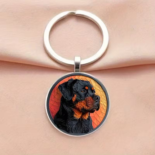 Rottweiler dog pendant - rottweiler,