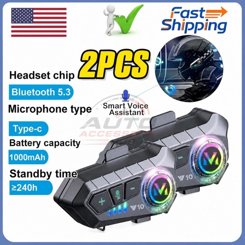 Motorcycle headset - 2x,