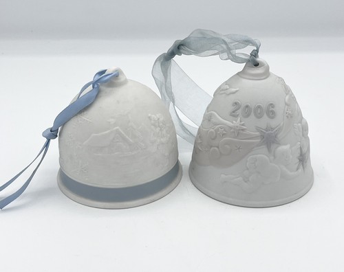 Pair lladro christmas bell - pair,