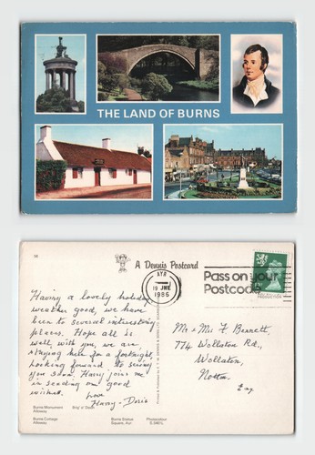 Postcard the land of - the,