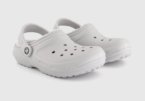 Crocs kids lined clog grey - crocs,
