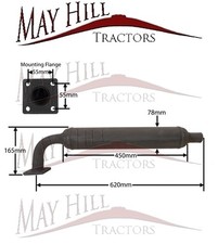Compact tractor silencer - tractor,