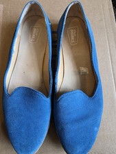 Clarks Ladies Shoes 5.5 Phenia Jazz Electric Blue suede Shoes