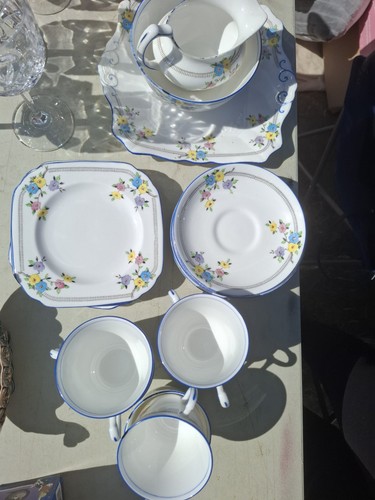 Plant tuscan china teaset - tuscan,