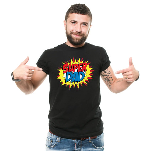 Men dad shirt - dad, super