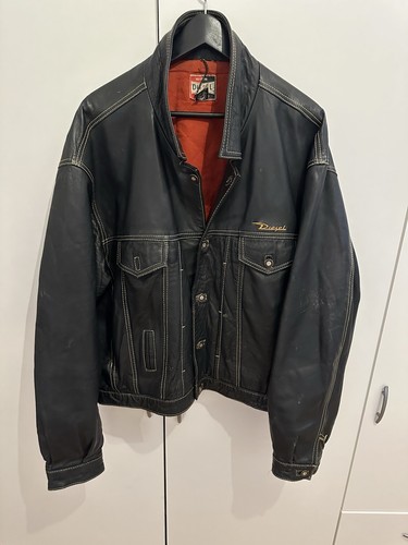 Diesel leather jacket - jacket,