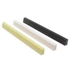 Guitar nut / bridge blank 108mm x 6mm choice of Black, White or Ivory 