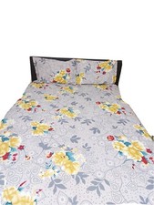 Cotton Double Bedsheet with Pillow Case for summer 