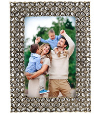 Silver Rhinestone Photo Frame