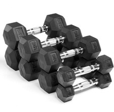 Hex Dumbbells Set Gym Weights