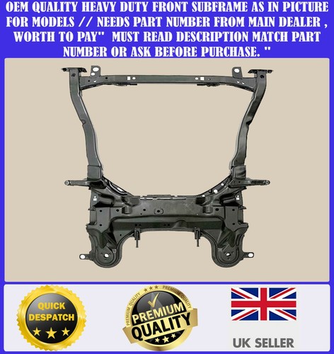 Front subframe cross member - subframe,