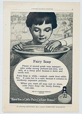 1915 Fairy Soap Ad - "Fairy In Your Home" - Vintage Print - Scribner's Magazine