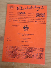 NSU Quickly logbook