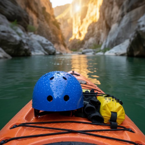 Kayaking helmet shock - kayaking,