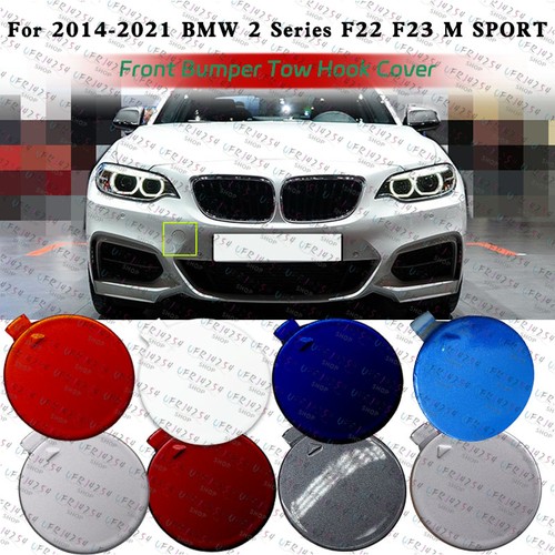 Front bumper tow hook cover - front,