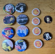 Punk Badges Stranglers Sex Pistols Vibrators Siouxsie Cortinas Magazine