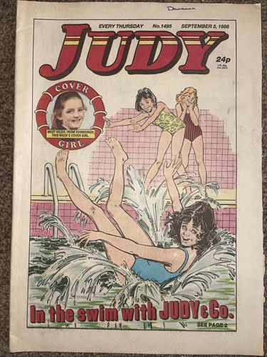 Vintage comic judy 1495 - -,