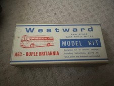 Rare Westward AEC Duple Brittania Whitemetal  1:76 unbuilt model bus/coach kit.